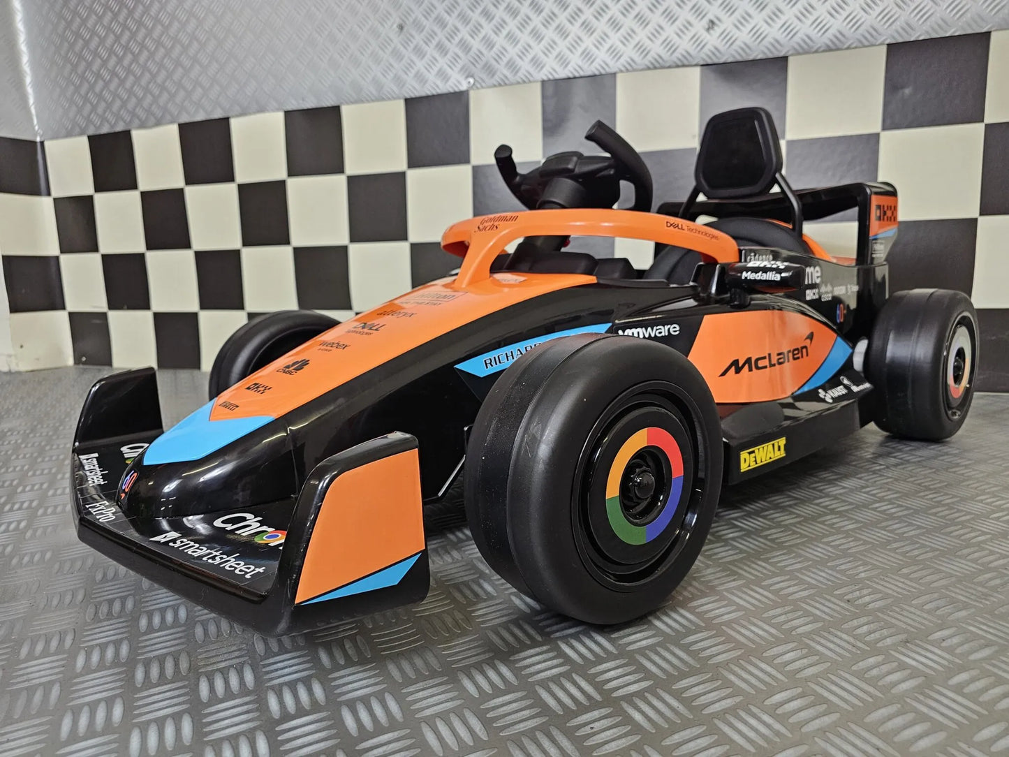 Elektrische McLaren Kinderauto 12V – Mini Formule 1 racer voor kinderen