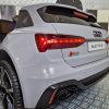 Audi RS6 12v Nardo grijs Kinderauto – Luxe in Miniatuur, Rijplezier in Groot Formaat