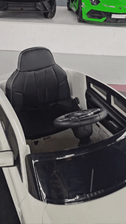 Elektrische Kinderauto BMW GT 12 volt wit – Luxe 1-persoons auto met afstandsbediening