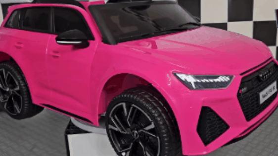 Audi RS6 12v roze Kinderauto – Luxe in Miniatuur, Rijplezier in Groot Formaat