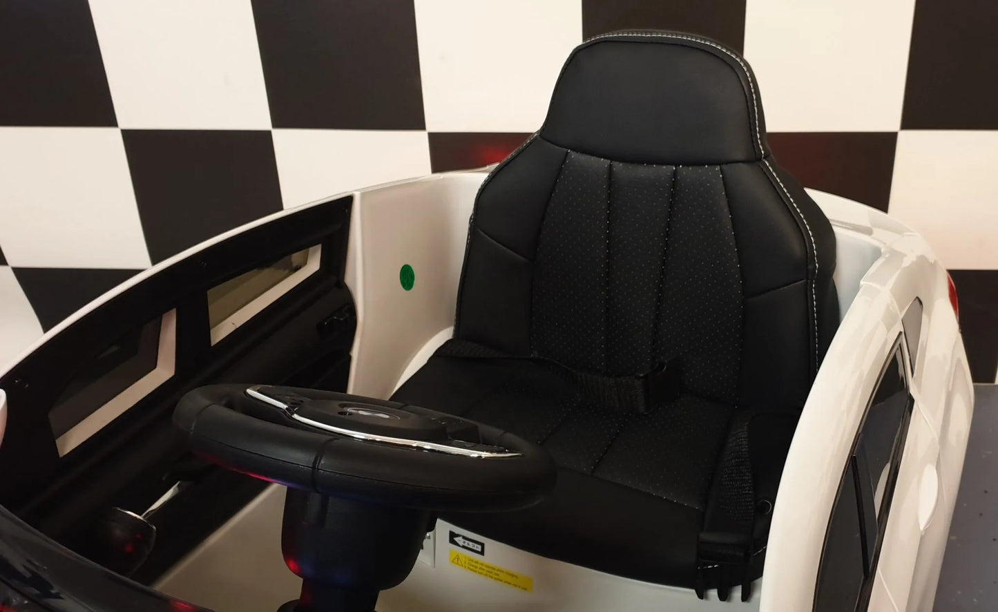 Elektrische Kinderauto BMW GT 12 volt wit – Luxe 1-persoons auto met afstandsbediening